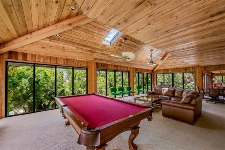 Casarina Condos in Siesta Key, FL. - Billiards Table