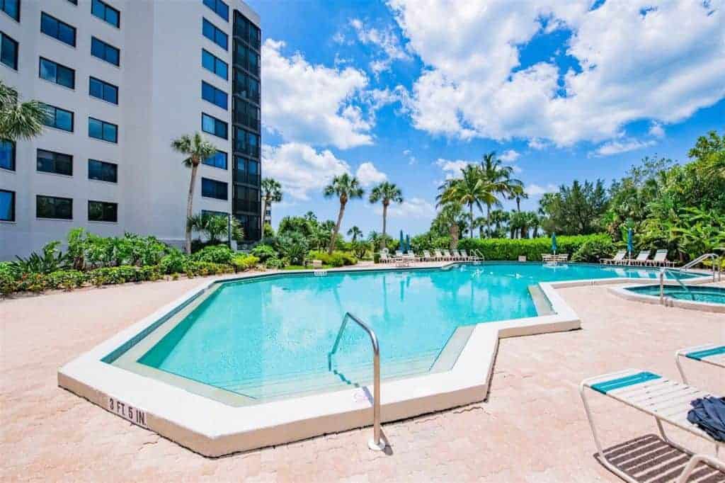 Casarina Condos in Siesta Key, FL. - Pool