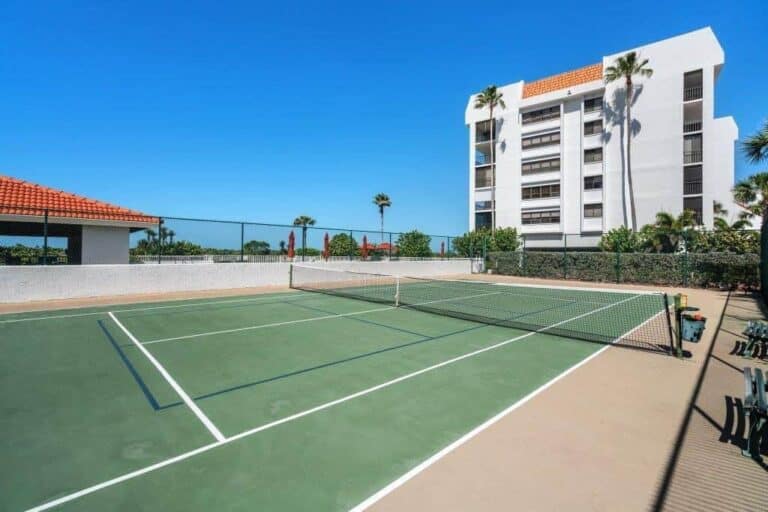 Castillian Condos in Longboat Key, FL. - Tennis Court
