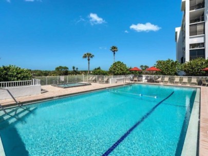 Castillian Condos in Longboat Key, FL. - Lap Pool