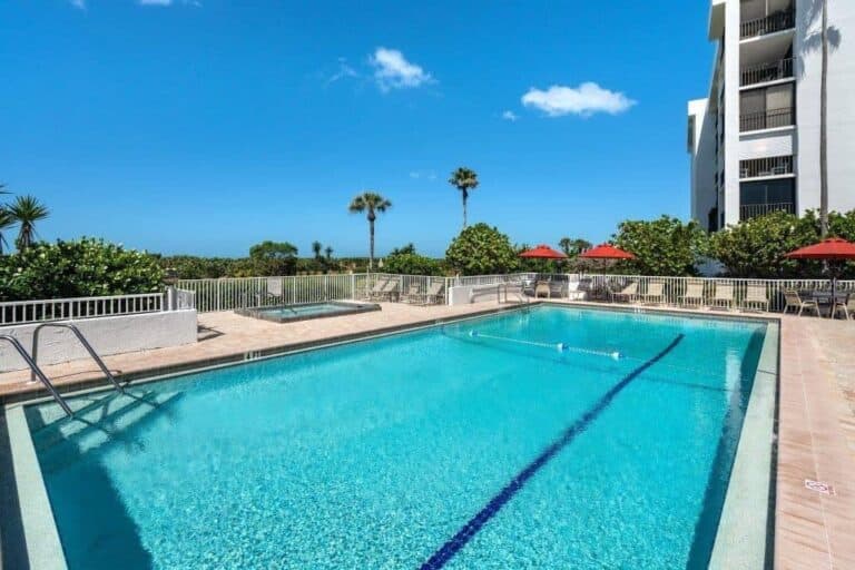 Castillian Condos in Longboat Key, FL. - Lap Pool