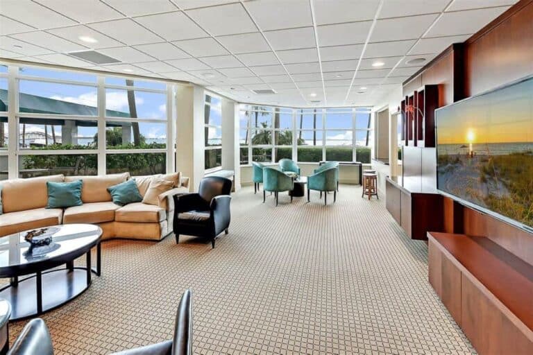 Condo On The Bay Condos in Downtown Sarasota, FL. - Clubroom