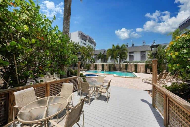 Coquille Condos in Siesta Key, FL. - Pool