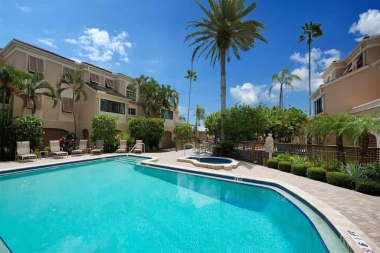 Coquille Condos in Siesta Key, FL. - Pool