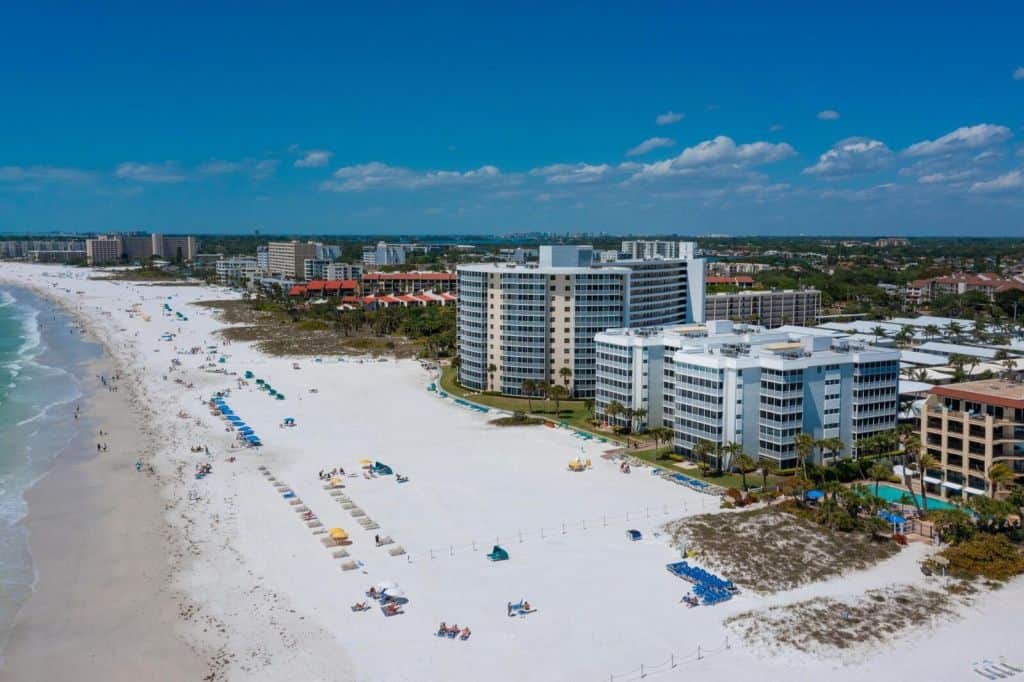 Crescent Arms Condos in Siesta Key, FL. - Beach