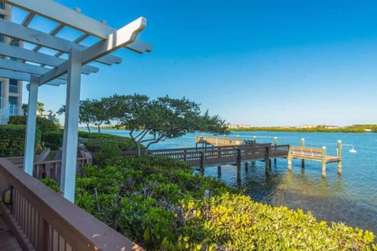 Dolphin Bay Condos in Siesta Key, FL. - Dock