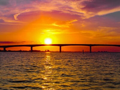 Downtown Sarasota Waterfront - Sunset