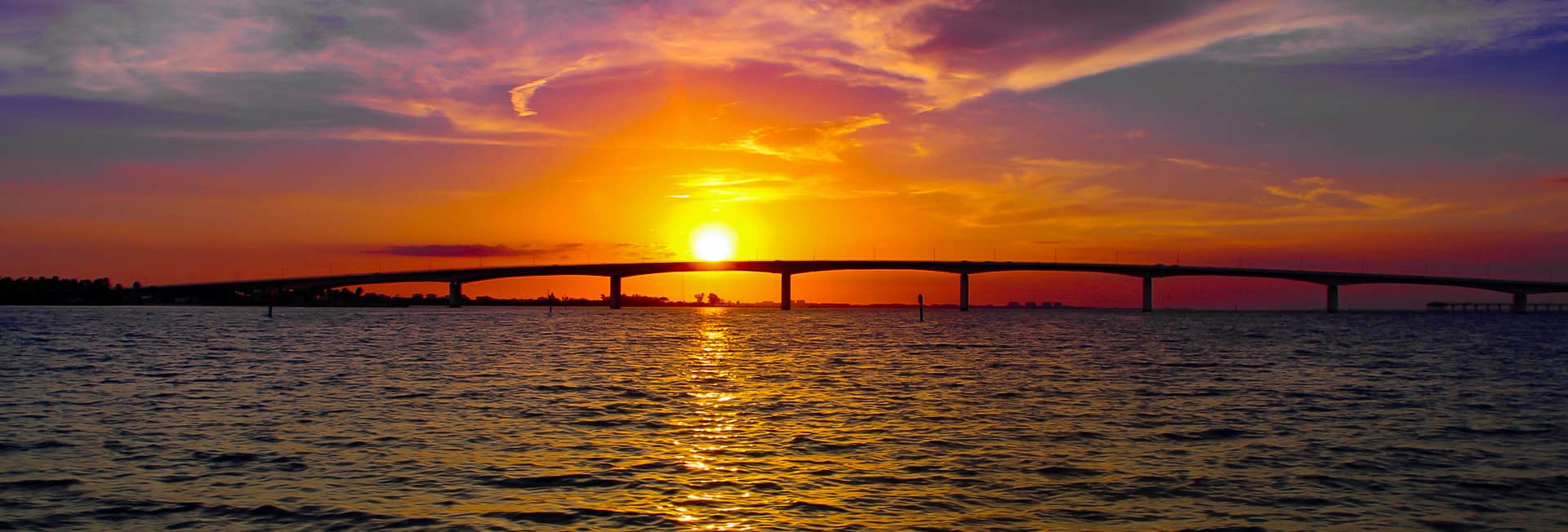 Downtown Sarasota Waterfront - Sunset