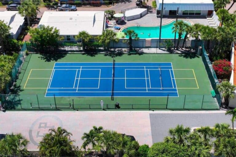 El Presidente Condos in Siesta Key, FL. - Tennis/Pickleball Courts
