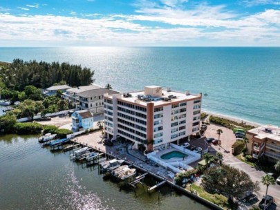 Fishermans Haven Condos in Siesta Key, FL. - Aerial View