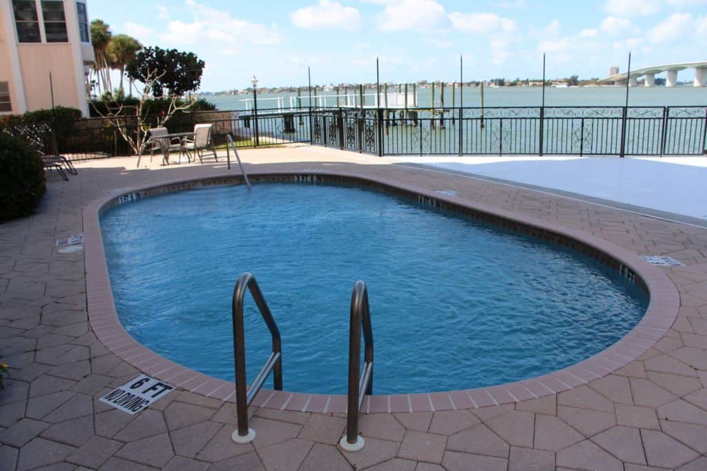 Golden Bay Condos in Downtown Sarasota, FL - Pool