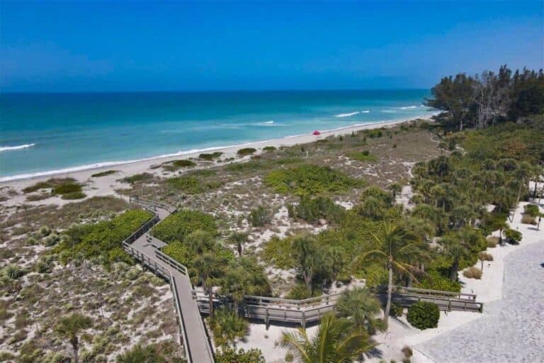 Hidden Lagoon Condos in Siesta Key, FL. - Aerial