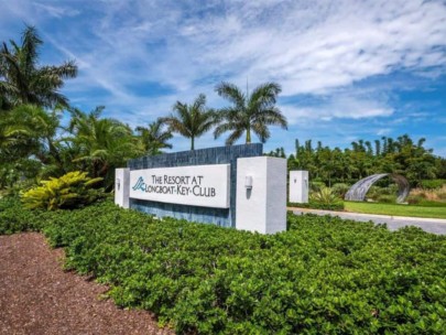 Inn on the Beach Condos in Longboat Key, FL. - LBK Club Entrance Sign