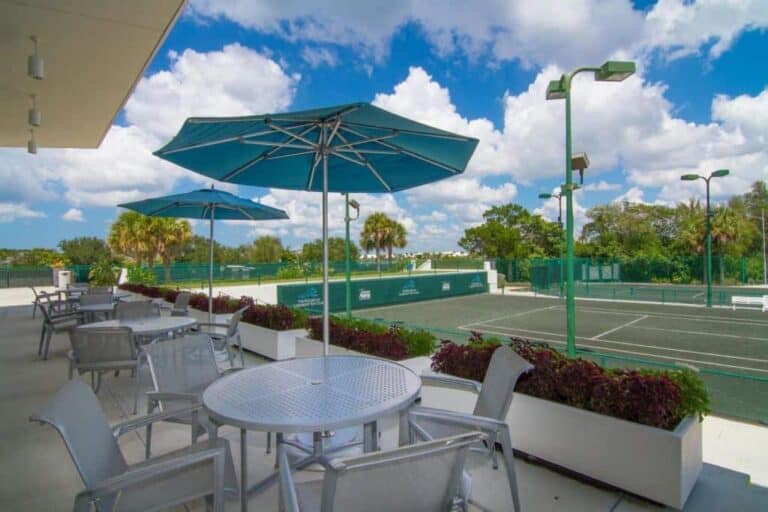 Inn on the Beach Condos in Longboat Key, FL. - Tennis Court