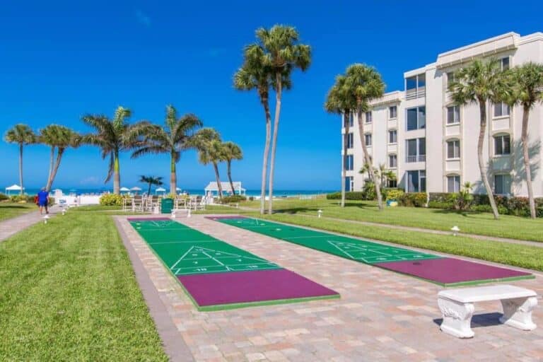 Island House Condos in Siesta Key, FL. - Shuffleboard