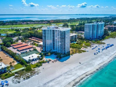 Islands West Condos in Longboat Key, FL. - Waterfront Aerial