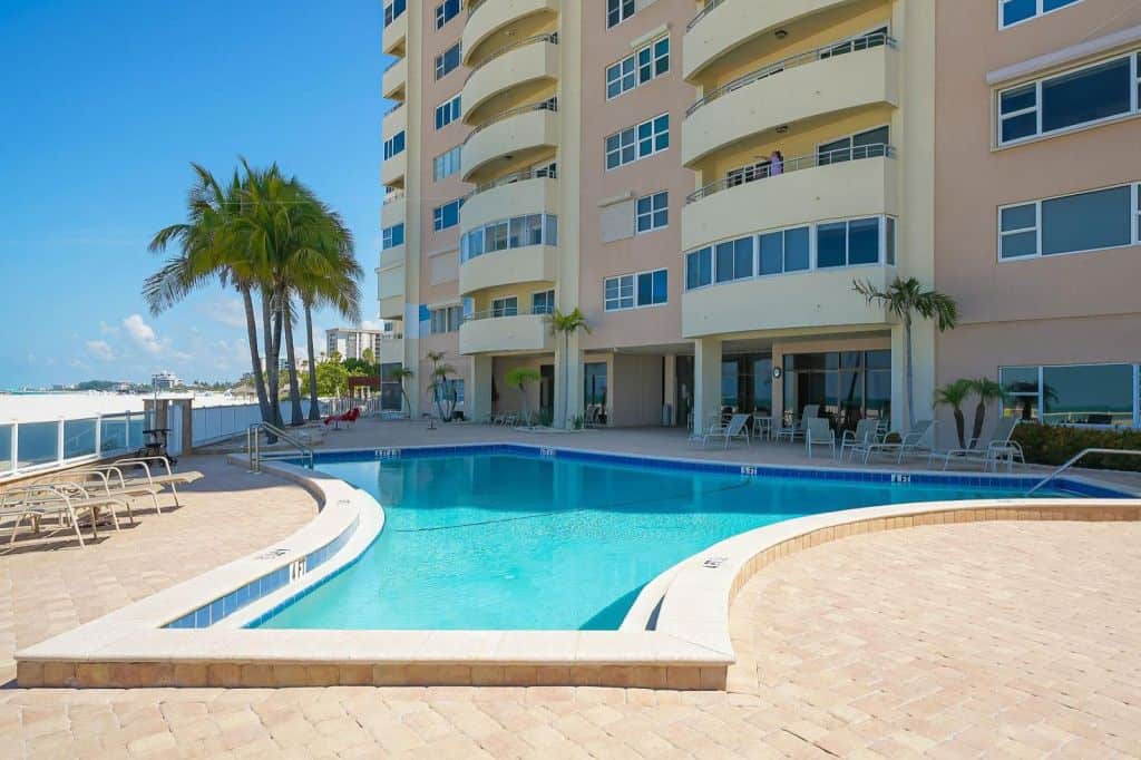 Key Tower South Condos in Lido Key - Sarasota, FL. - Pool