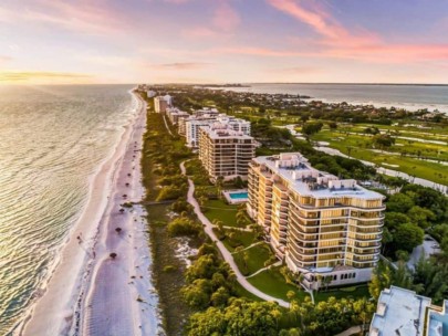 L' Ambiance Condos in Longboat Key, FL. - Waterfront Aerial