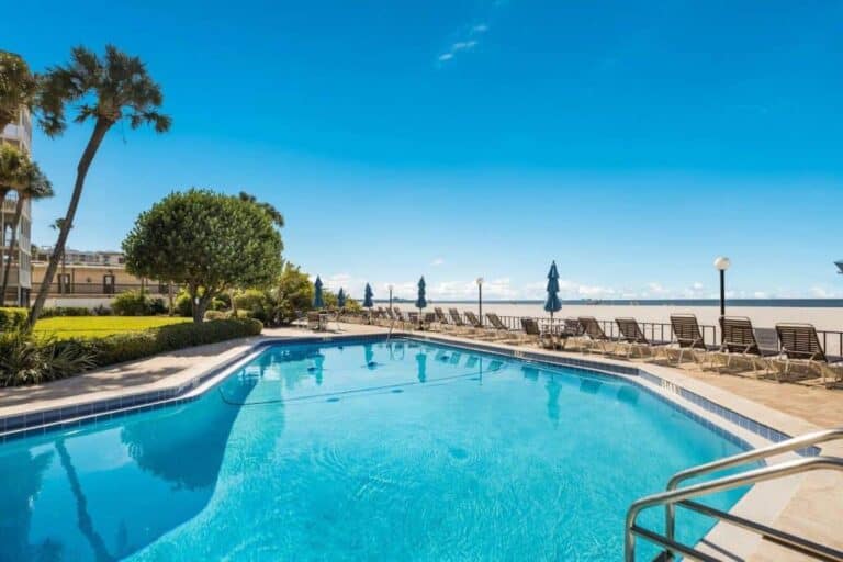 Lido Ambassador Condos in Lido Key Sarasota FL. - Pool