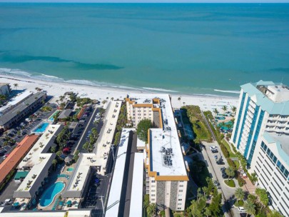 Lido Ambassador Condos in Lido Key - Waterfront Aerial