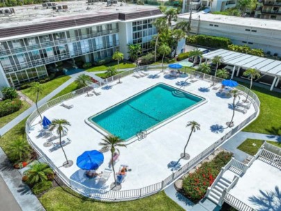 Lido Harbour South Conos in Sarasota, FL. - Pool Aerial