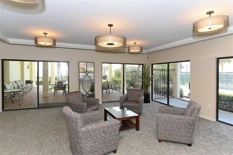 Lido Surf and Sand Condos in Sarasota, FL. - Clubroom