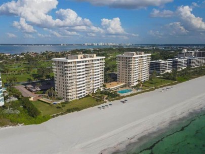 Longboat Key Towers Condos in Longboat Key, FL. - Waterfront Aerial