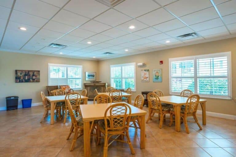 Marina Del Sol Condos in Siesta Key, FL. - Club Room