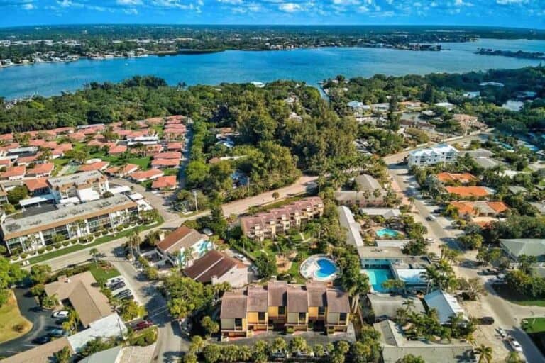 Midnight Sea Condos in Siesta Key, FL. - Aerial
