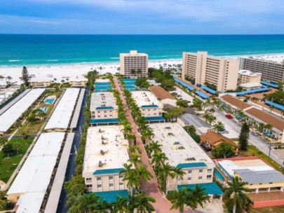 Palm Bay Club Condos in Siesta Key, FL. - Aerial