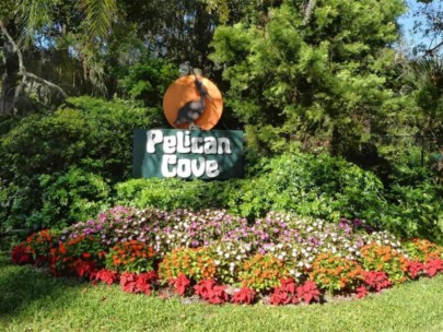 Pelican Cove Condos in Sarasota, FL. - Entrance Sign