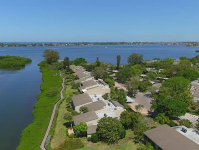 Pelican Cove Condos in Sarasota, FL. - Aerial