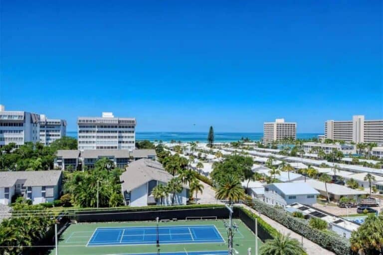 Peppertree Condos in Siesta Key, FL. - Aerial