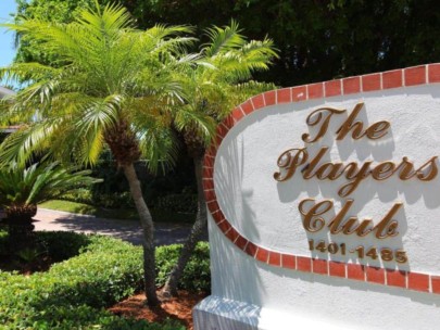 Players Club Condos in Longboat Key, FL. - Entrance Sign