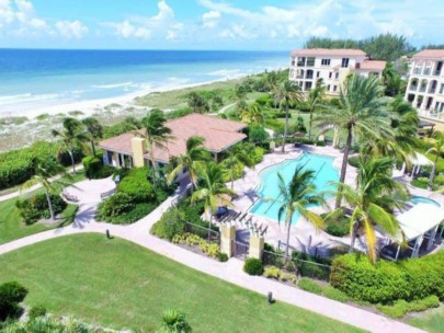 Positano Condos in Longboat Key, FL. - Aerial