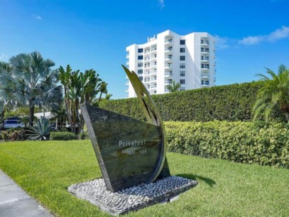 Privateer Condos in Longboat Key, FL. - Entrance Sign