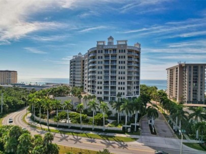 Ritz Beach Residences in Lido Key - Sarasota, FL. - Building Aerial