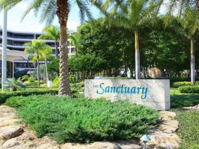 Sanctuary Condos in Longboat Key, FL. - Entrance Sign