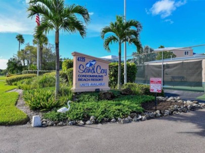 Sand Cay Condos in Longboat Key, FL. - Entrance Sign