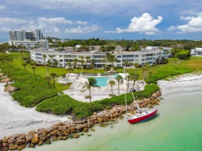 Sands Point Condos in Longboat Key, FL. - Waterfront Aerial