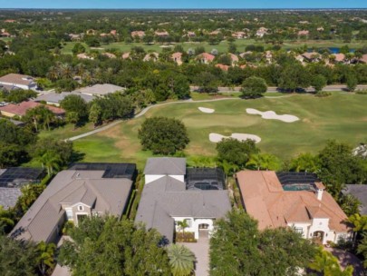 Sarasota FL. Golf Course Homes - Golf Course Aerial For Sale