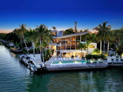 Sarasota FL. Contemporary Homes - Waterfront Home