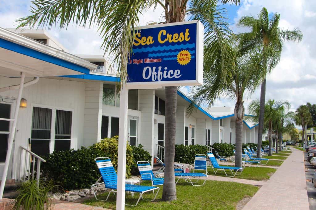 Sea Crest Condos in Siesta Key, FL. - Entrance Sign