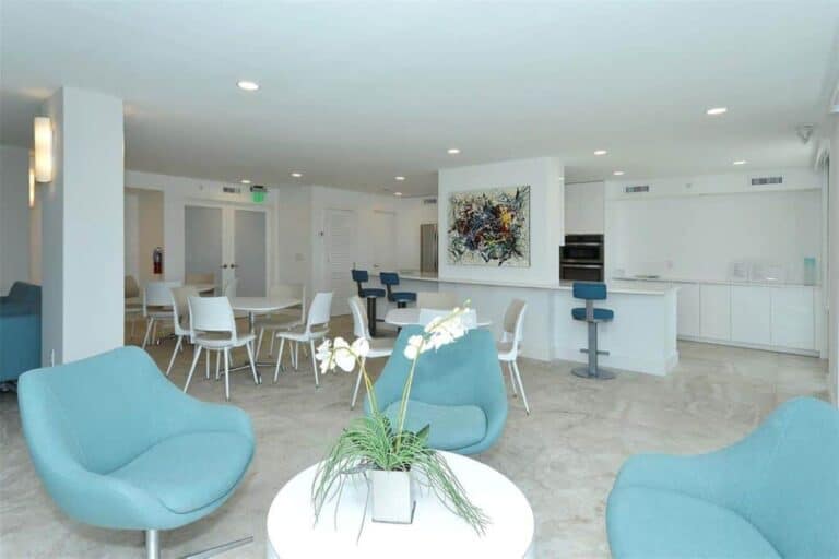 Sea Gate Club Condos in Longboat Key, FL. - Clubroom