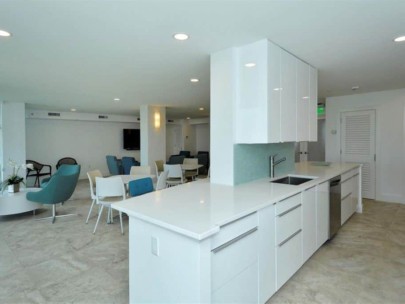 Sea Gate Club Condos in Longboat Key, FL. - CLubroom Kitchen