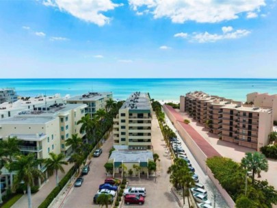 Sea Shell Condos in Siesta Key, FL. - Aerial View