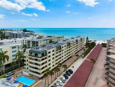 Sea Shell Condos in Siesta Key, FL. - Waterfront Aerial