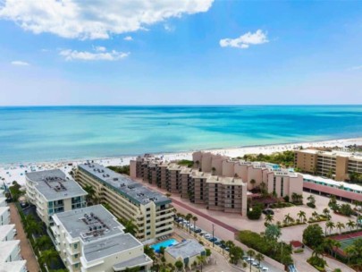 Sea Shell Condos in Siesta Key, FL. - Aerial