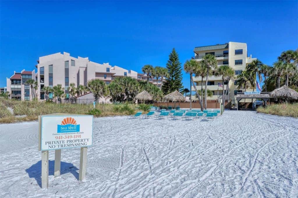 Sea Shell Condos in Siesta Key, FL. - Beach