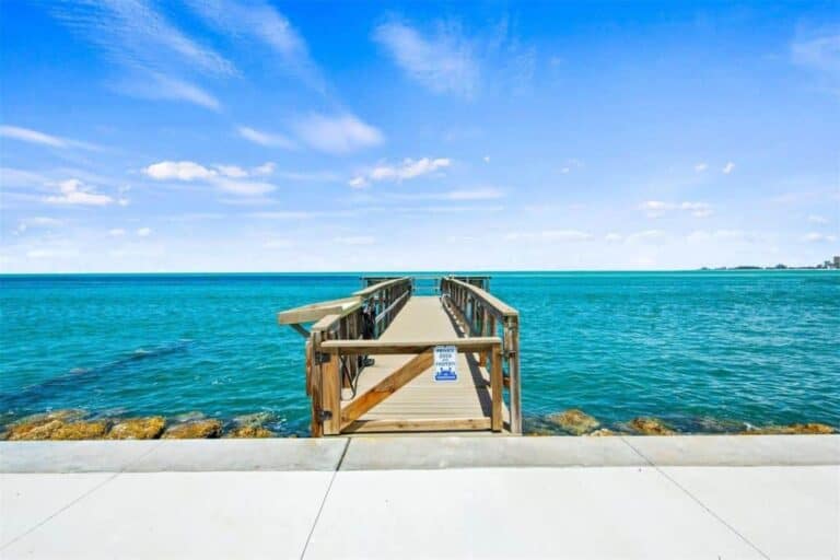 Sea Village Condos in Siesta Key, FL. - Dock